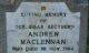 Photo of headstones/thumb_Andrew MacLennan died 1964 MI Tore1